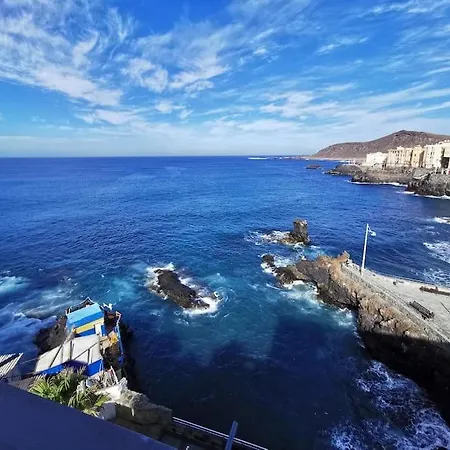 Canteras, La Puntilla, Casa De Playa Sobre El Mar Лас-Пальмас-де-Гран-Канарія