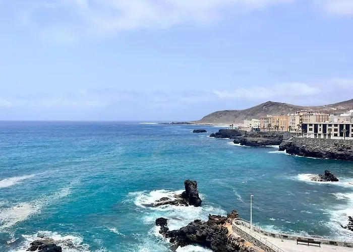 Canteras, La Puntilla, Casa De Playa Sobre El Mar * Лас-Пальмас-де-Гран-Канарія
