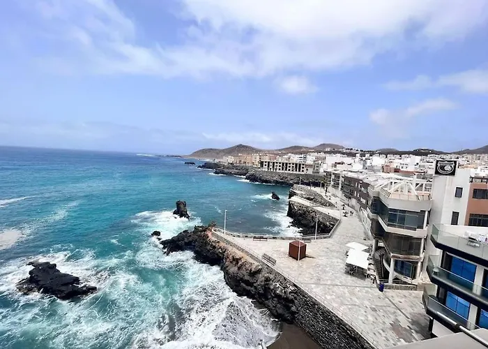 Апартаменти Canteras, La Puntilla, Casa De Playa Sobre El Mar *